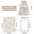 Leaves Printed Gift Cotton pouch